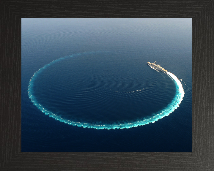 HMS Richmond F239 Type 23 Frigate September 2015 Circle Turn Photo Print - Posters, Prints, & Visual Artwork - by Hampshire Prints (image 3 of 9)