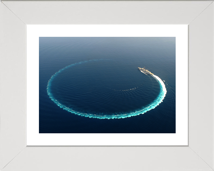 HMS Richmond F239 Type 23 Frigate September 2015 Circle Turn Photo Print - Posters, Prints, & Visual Artwork - by Hampshire Prints (image 4 of 9)