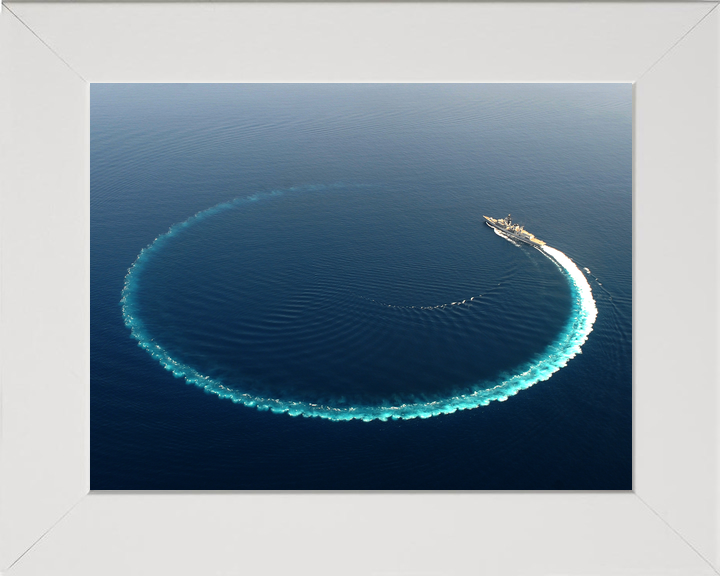 HMS Richmond F239 Type 23 Frigate September 2015 Circle Turn Photo Print - Posters, Prints, & Visual Artwork - by Hampshire Prints (image 5 of 9)