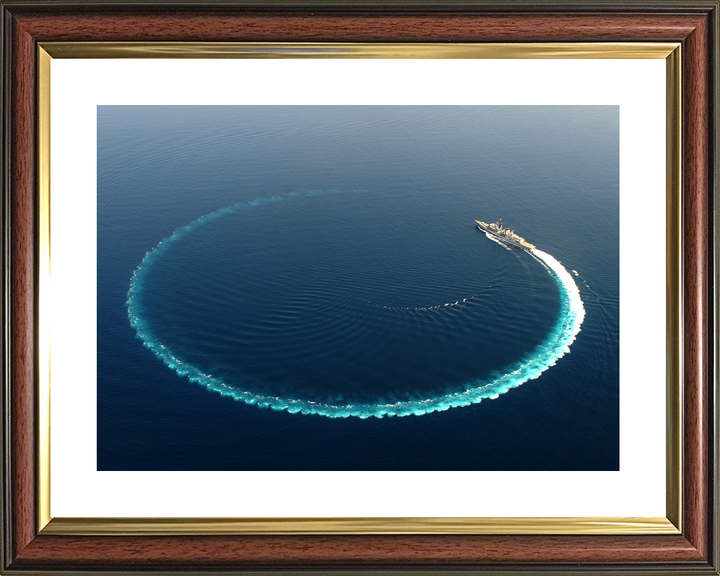 HMS Richmond F239 Type 23 Frigate September 2015 Circle Turn Photo Print - Posters, Prints, & Visual Artwork - by Hampshire Prints (image 8 of 9)