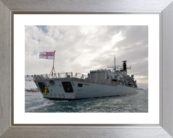 HMS Richmond F239 Type 23 Frigate September 2013 Starboard Quarter View Photo Print - Posters, Prints, & Visual Artwork - by Hampshire Prints (image 6 of 9)