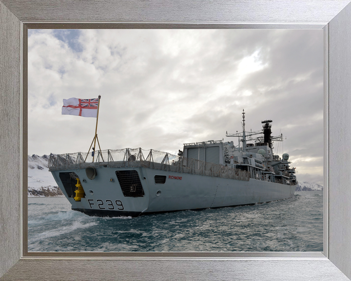 HMS Richmond F239 Type 23 Frigate September 2013 Starboard Quarter View Photo Print - Posters, Prints, & Visual Artwork - by Hampshire Prints (image 7 of 9)