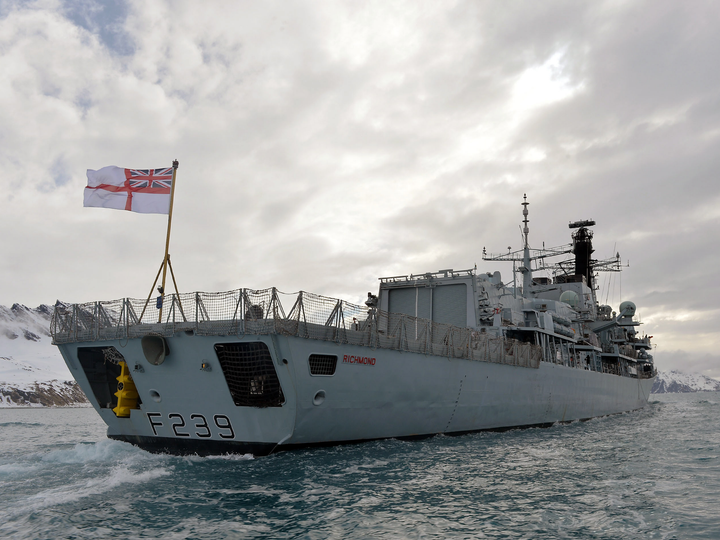 HMS Richmond F239 Type 23 Frigate September 2013 Starboard Quarter View Photo Print - Posters, Prints, & Visual Artwork - by Hampshire Prints (image 1 of 9)