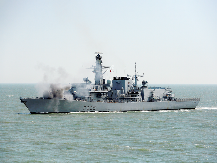 HMS Richmond F239 Type 23 Frigate May 2014 Photo Print - Posters, Prints, & Visual Artwork - by Hampshire Prints (image 1 of 9)