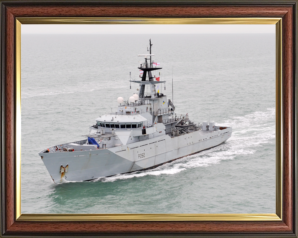 HMS Severn P282 River Class Patrol Vessel February 2012 Photo Print - Posters, Prints, & Visual Artwork - by Hampshire Prints (image 9 of 9)