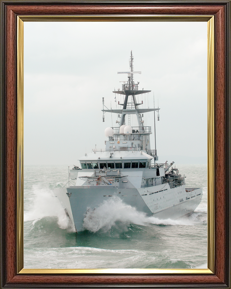 HMS Severn P282 River Class Patrol Vessel January 2011 At Sea Photo Print - Posters, Prints, & Visual Artwork - by Hampshire Prints (image 9 of 9)