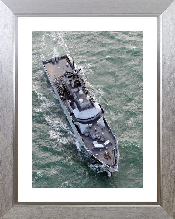 HMS Severn P282 River Class Patrol Vessel January 2011 From Above Photo Print - Posters, Prints, & Visual Artwork - by Hampshire Prints (image 6 of 9)