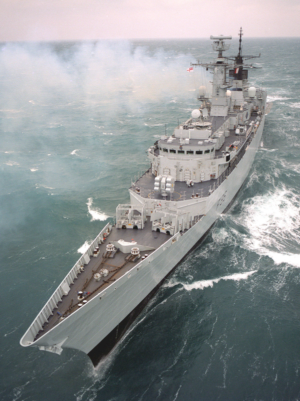 HMS Sheffield F96 Type 22 Frigate January 1998