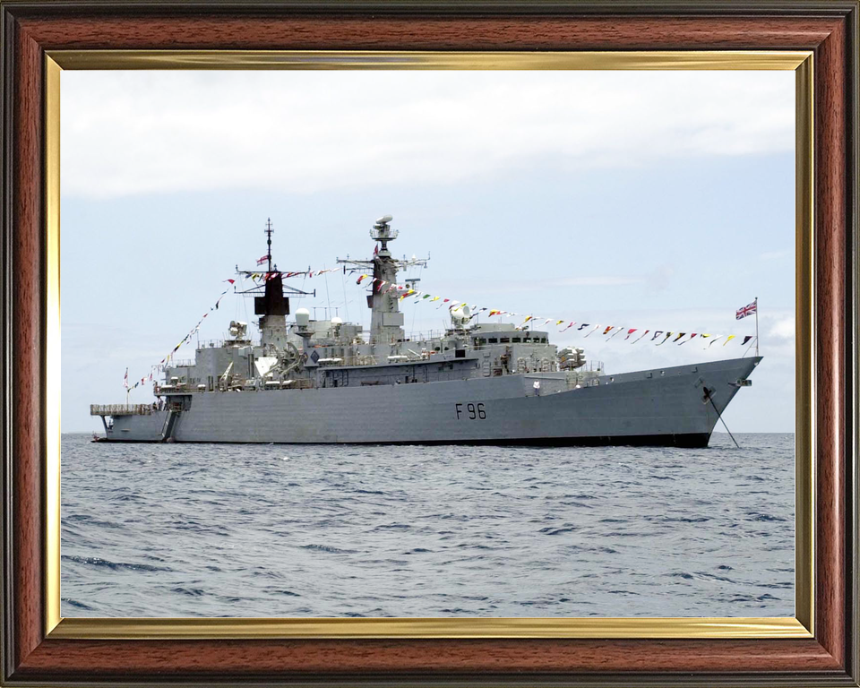 HMS Sheffield F96 Type 22 Frigate June 2001 Dress Ship Photo Print - Posters, Prints, & Visual Artwork - by Hampshire Prints (image 9 of 9)