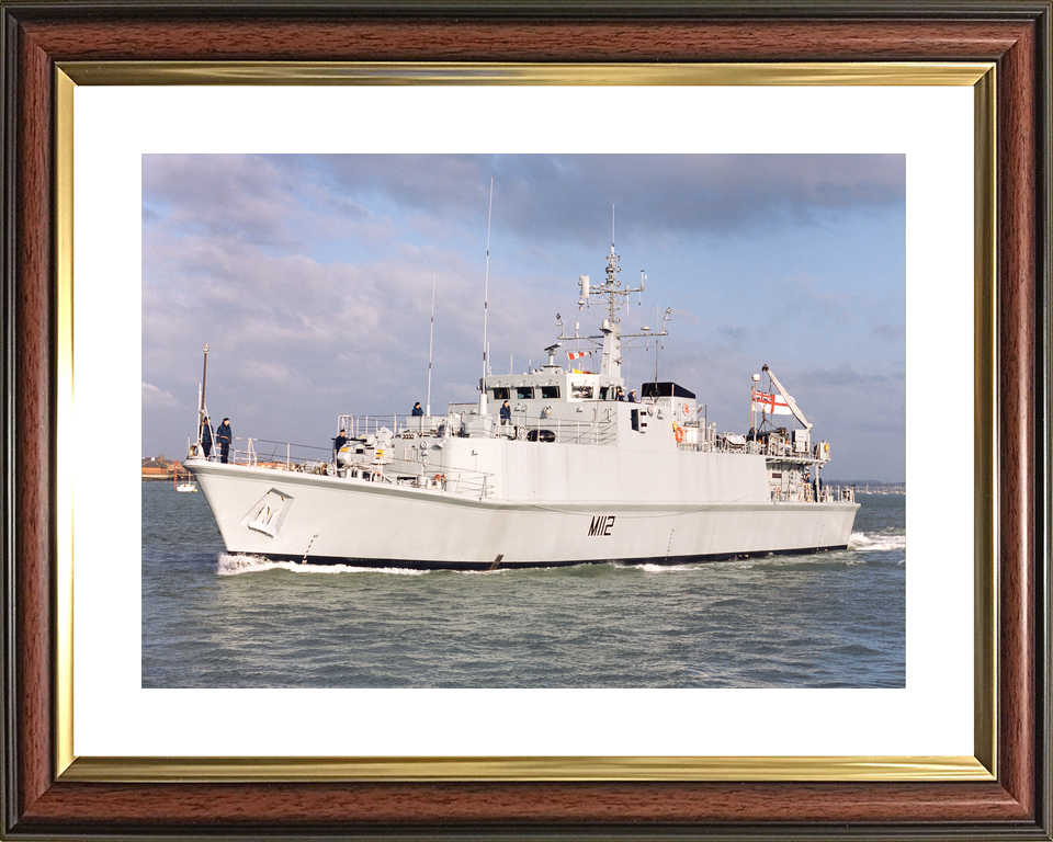 HMS Shoreham M112 Sandown Class Minehunter Port Side View Photo Print - Posters, Prints, & Visual Artwork - by Hampshire Prints (image 8 of 9)