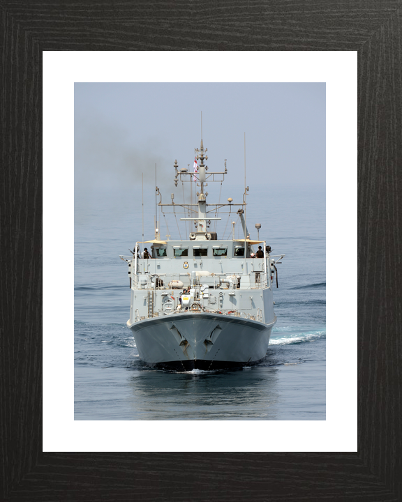 HMS Shoreham M112 Sandown Class Minehunter September 2012 Bow View at Sea Photo Print - Posters, Prints, & Visual Artwork - by Hampshire Prints (image 2 of 9)
