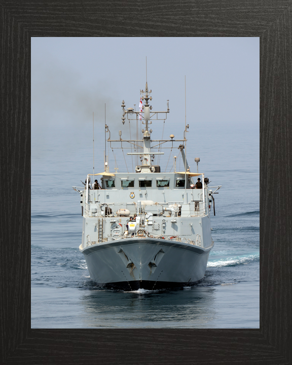 HMS Shoreham M112 Sandown Class Minehunter September 2012 Bow View at Sea Photo Print - Posters, Prints, & Visual Artwork - by Hampshire Prints (image 3 of 9)