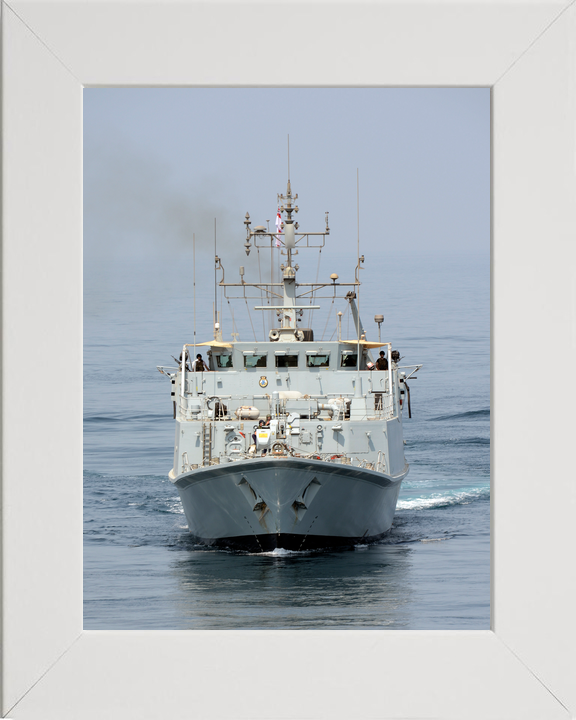 HMS Shoreham M112 Sandown Class Minehunter September 2012 Bow View at Sea Photo Print - Posters, Prints, & Visual Artwork - by Hampshire Prints (image 5 of 9)