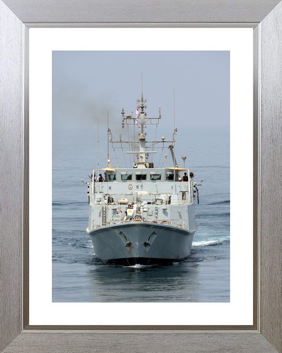 HMS Shoreham M112 Sandown Class Minehunter September 2012 Bow View at Sea Photo Print - Posters, Prints, & Visual Artwork - by Hampshire Prints (image 6 of 9)