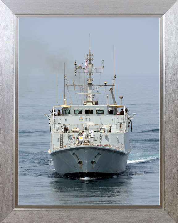 HMS Shoreham M112 Sandown Class Minehunter September 2012 Bow View at Sea Photo Print - Posters, Prints, & Visual Artwork - by Hampshire Prints (image 7 of 9)