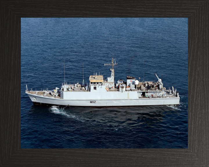 HMS Shoreham M112 Sandown Class Minehunter September 2012 High Port Beam View Photo Print - Posters, Prints, & Visual Artwork - by Hampshire Prints (image 3 of 9)