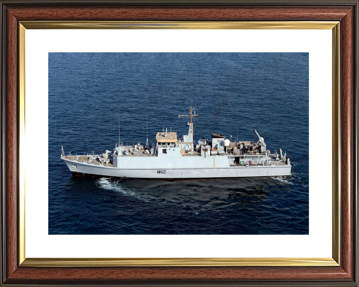 HMS Shoreham M112 Sandown Class Minehunter September 2012 High Port Beam View Photo Print - Posters, Prints, & Visual Artwork - by Hampshire Prints (image 8 of 9)