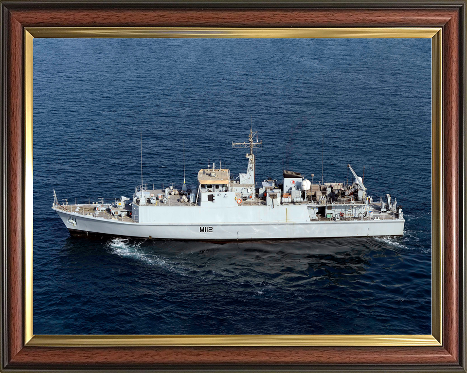 HMS Shoreham M112 Sandown Class Minehunter September 2012 High Port Beam View Photo Print - Posters, Prints, & Visual Artwork - by Hampshire Prints (image 9 of 9)