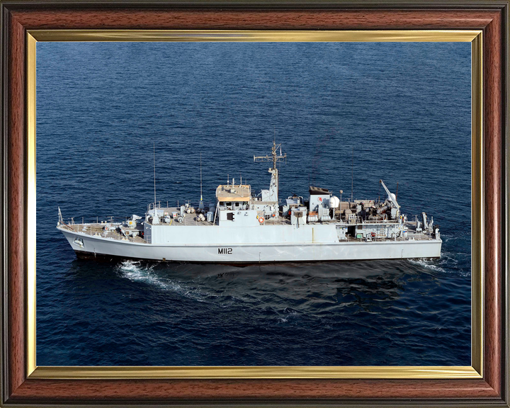 HMS Shoreham M112 Sandown Class Minehunter September 2012 High Port Beam View Photo Print - Posters, Prints, & Visual Artwork - by Hampshire Prints (image 9 of 9)