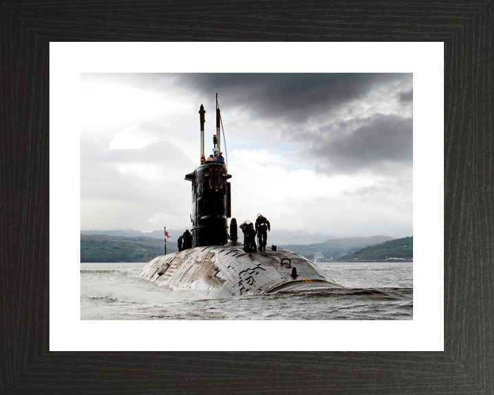 HMS Sovereign S108 Swiftsure Class Submarine Decommissioning Paying Off Faslane