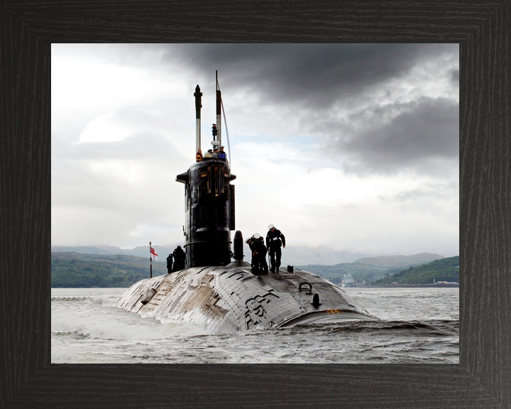 HMS Sovereign S108 Swiftsure Class Submarine Decommissioning Paying Off Faslane