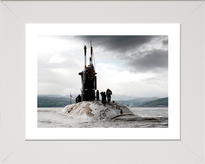 HMS Sovereign S108 Swiftsure Class Submarine Decommissioning Paying Off Faslane