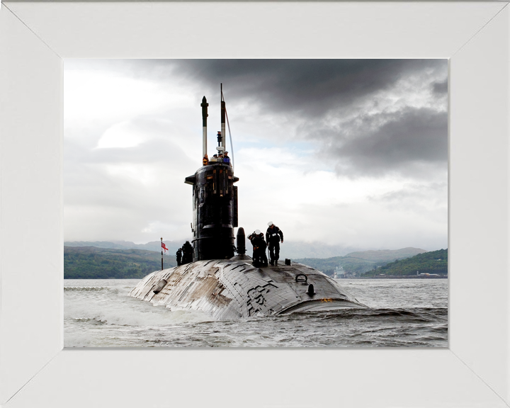 HMS Sovereign S108 Swiftsure Class Submarine Decommissioning Paying Off Faslane