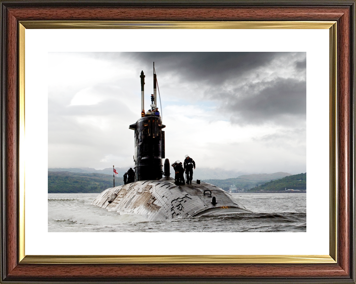 HMS Sovereign S108 Swiftsure Class Submarine Decommissioning Paying Off Faslane