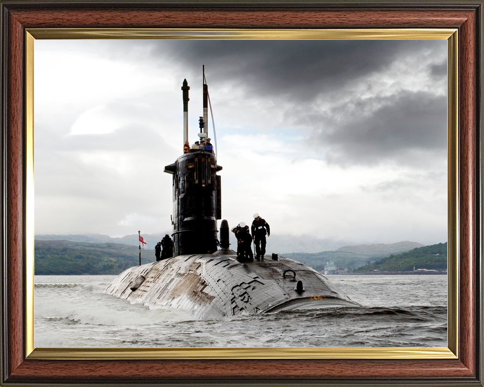 HMS Sovereign S108 Swiftsure Class Submarine Decommissioning Paying Off Faslane