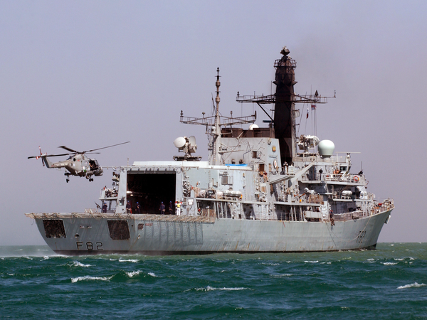 HMS Somerset F82 Type 23 Frigate August 2004