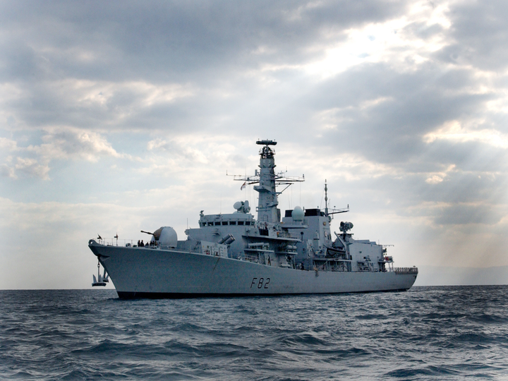 HMS Somerset F82 Type 23 Frigate October 2004 Photo Print - Posters, Prints, & Visual Artwork - by Hampshire Prints (image 1 of 9)
