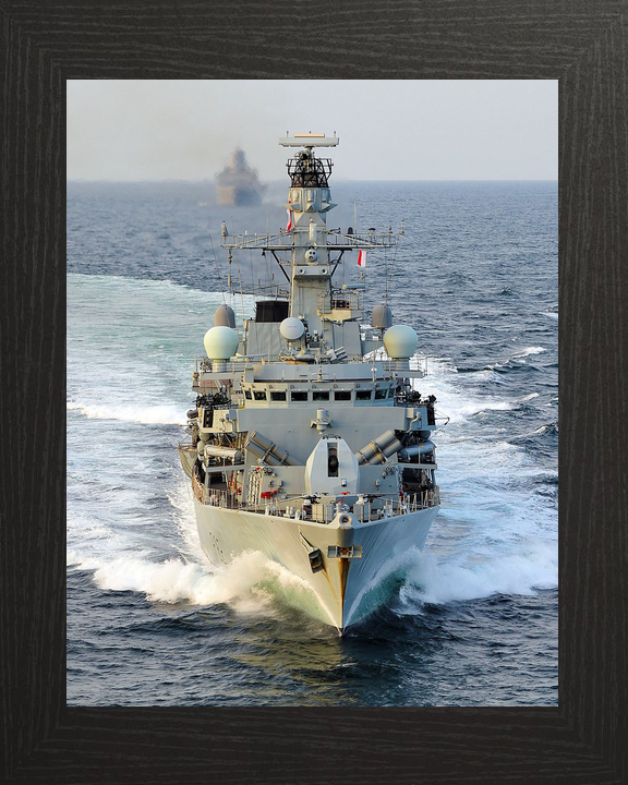 HMS Somerset F82 Type 23 Frigate February 2014 Bow View Photo Print - Posters, Prints, & Visual Artwork - by Hampshire Prints (image 3 of 9)
