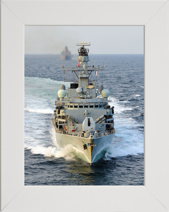 HMS Somerset F82 Type 23 Frigate February 2014 Bow View Photo Print - Posters, Prints, & Visual Artwork - by Hampshire Prints (image 5 of 9)