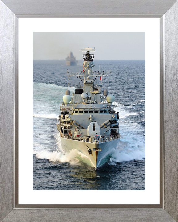 HMS Somerset F82 Type 23 Frigate February 2014 Bow View Photo Print - Posters, Prints, & Visual Artwork - by Hampshire Prints (image 6 of 9)