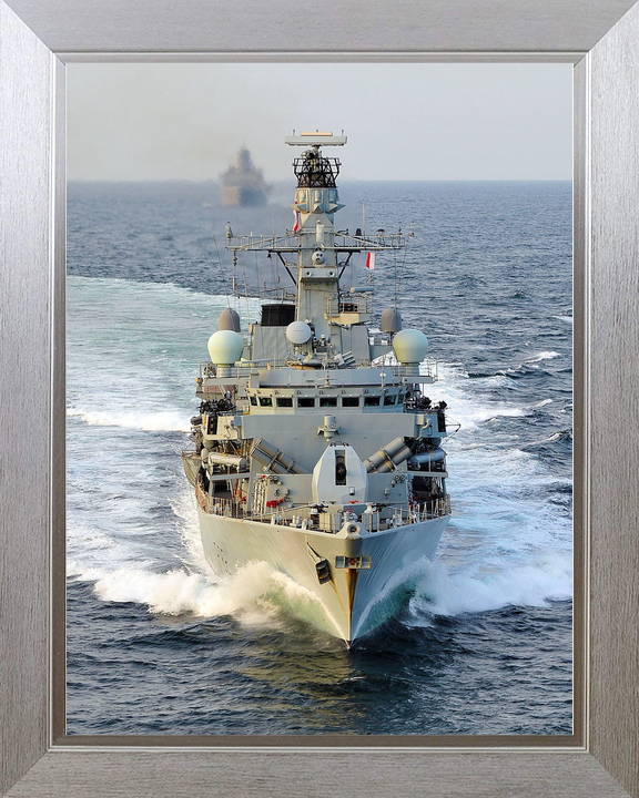 HMS Somerset F82 Type 23 Frigate February 2014 Bow View Photo Print - Posters, Prints, & Visual Artwork - by Hampshire Prints (image 7 of 9)