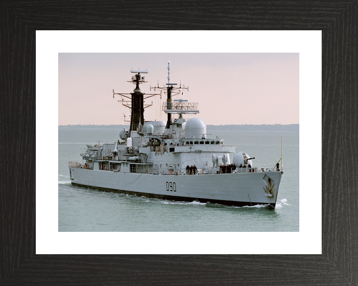 HMS Southampton D90 Type 42 Destroyer February 2004 Entering Harbour at Sunset Photo Print - Posters, Prints, & Visual Artwork - by Hampshire Prints (image 2 of 9)
