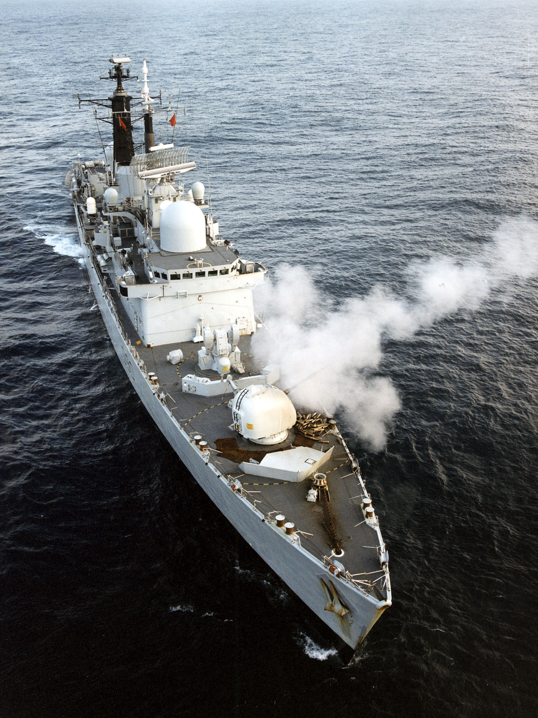 HMS Southampton D90 Type 42 Destroyer March 1997 Firing 4.5 Inch Gun Photo Print - Posters, Prints, & Visual Artwork - by Hampshire Prints (image 1 of 9)