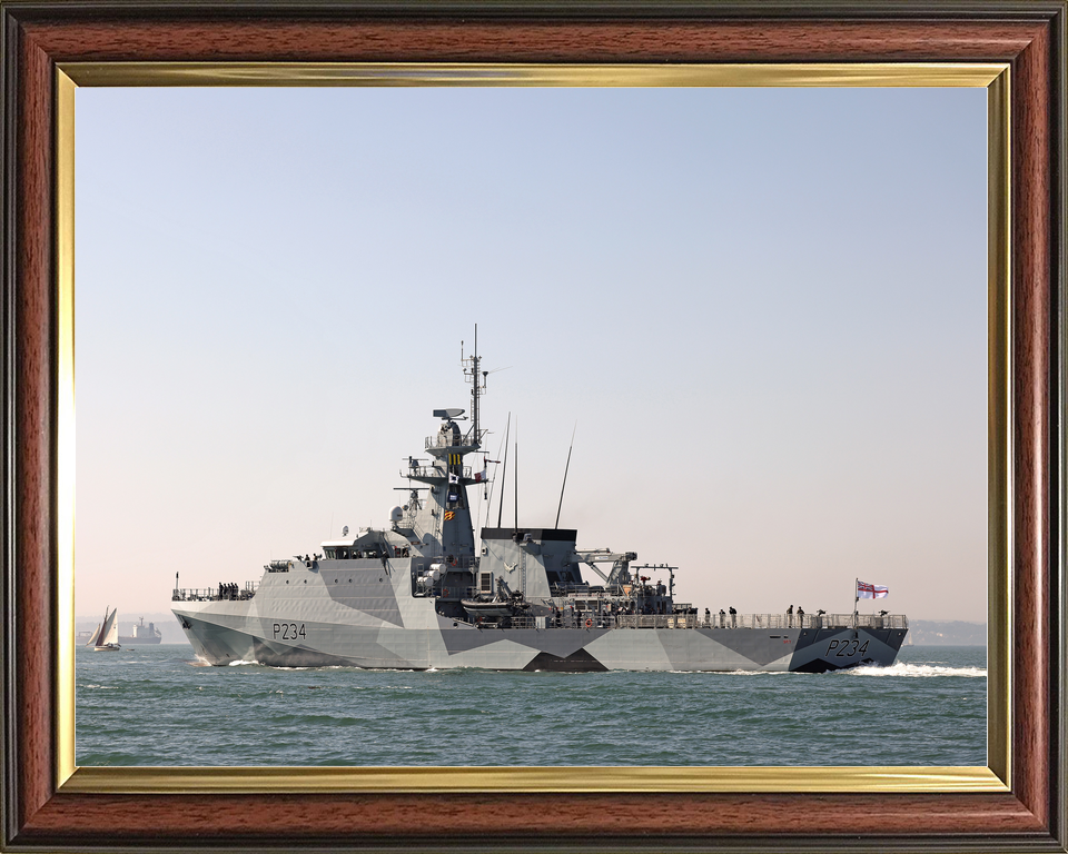 HMS Spey P234 River Class Patrol Vessel September 2021 Low Port Side View Photo Print - Posters, Prints, & Visual Artwork - by Hampshire Prints (image 9 of 9)
