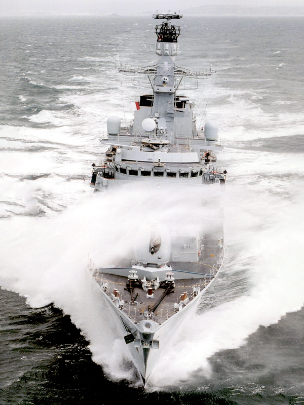 HMS St Albans F83 Type 23 Frigate February 2003