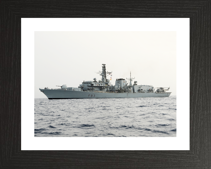 HMS St Albans F83 Type 23 Frigate Port Beam View