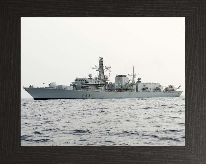 HMS St Albans F83 Type 23 Frigate Port Beam View
