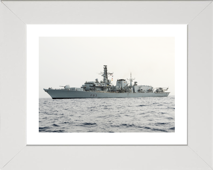 HMS St Albans F83 Type 23 Frigate Port Beam View