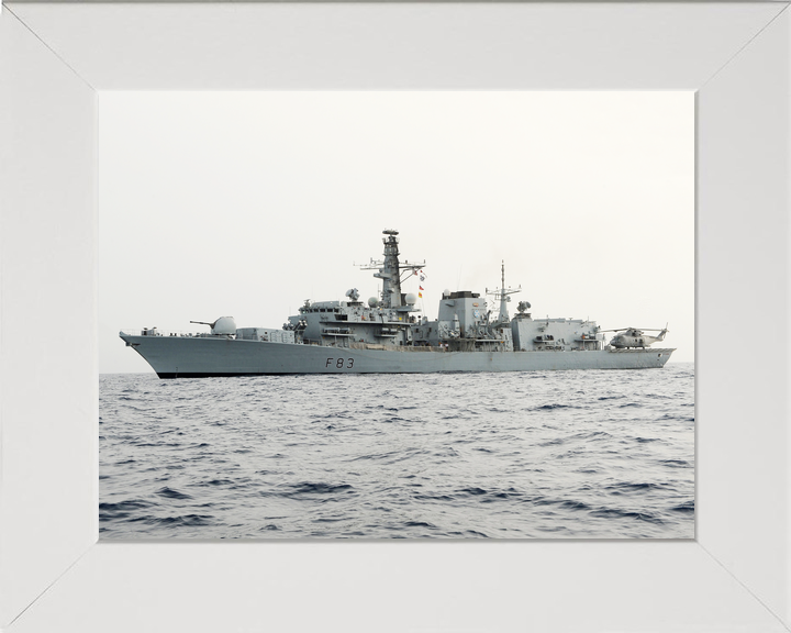 HMS St Albans F83 Type 23 Frigate Port Beam View