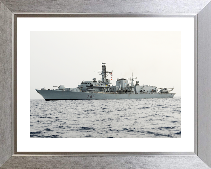 HMS St Albans F83 Type 23 Frigate Port Beam View