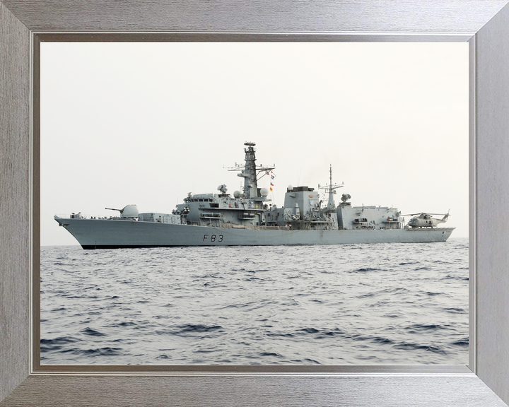 HMS St Albans F83 Type 23 Frigate Port Beam View