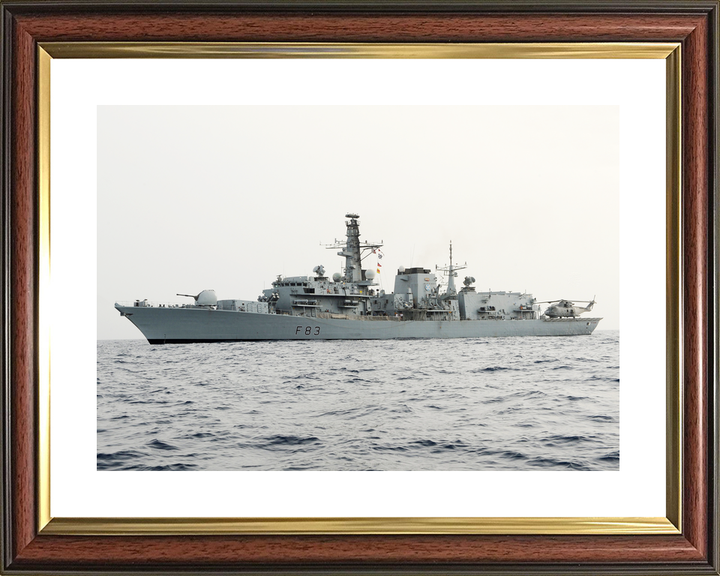 HMS St Albans F83 Type 23 Frigate Port Beam View