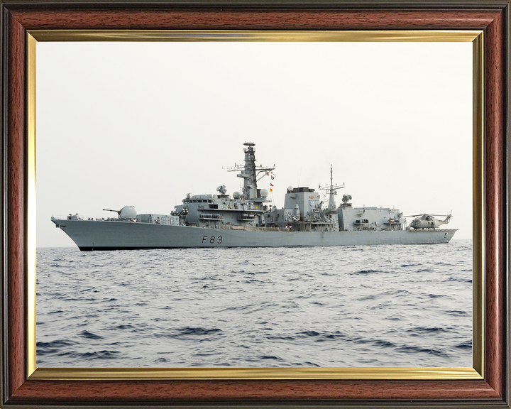HMS St Albans F83 Type 23 Frigate Port Beam View