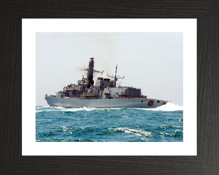 HMS St Albans F83 Type 23 Frigate September 2011 Low Port View