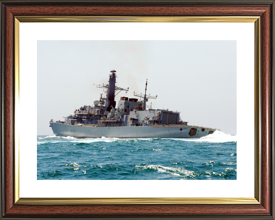 HMS St Albans F83 Type 23 Frigate September 2011 Low Port View
