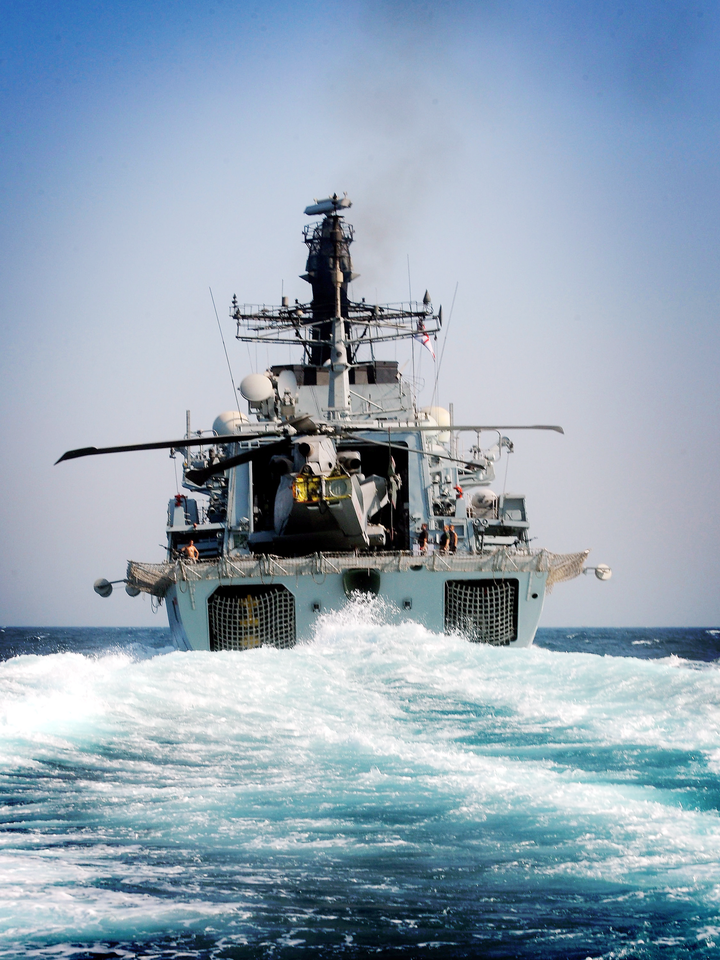 HMS St Albans F83 Type 23 Frigate September 2011 Stern View Photo Print - Posters, Prints, & Visual Artwork - by Hampshire Prints (image 1 of 9)